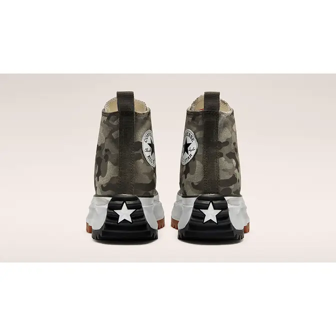 Converse Chuck Taylor with leopard detail trainers in black Laser Camo Black Grey 172334C Back