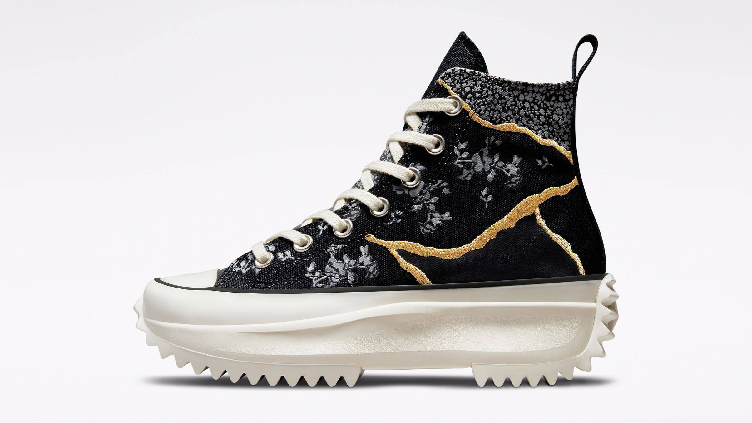 Converse Run Star Hike Metallic Floral Black