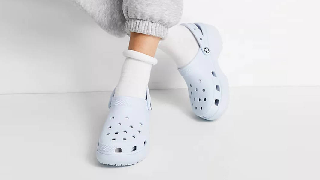 Crocs Classic Clog Platform Mineral Blue
