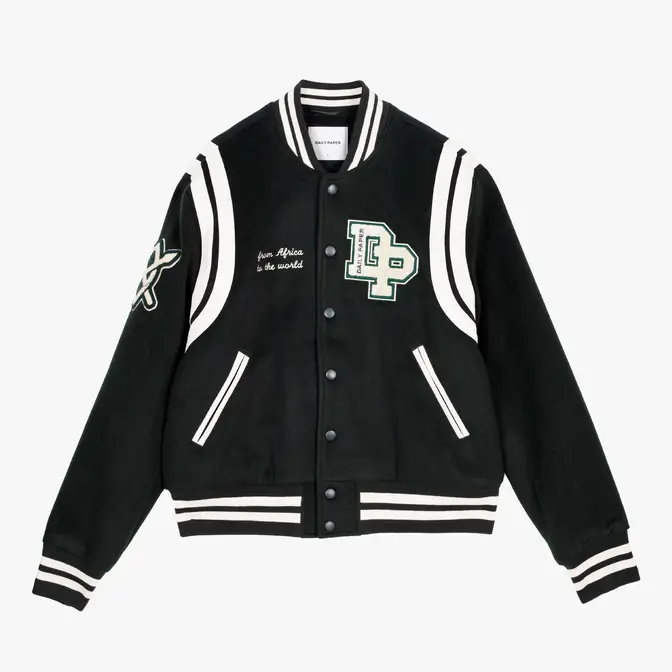 Daily Paper Hobe Varsity Jacket | Where To Buy | 2123046-GRN | The Sole ...