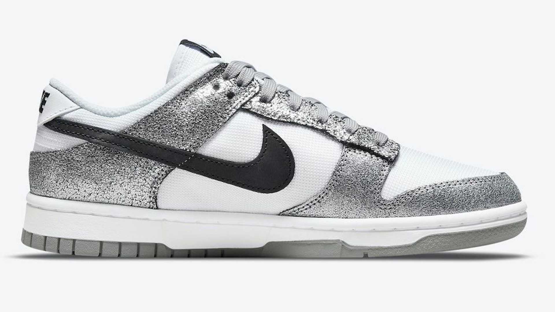 Nike Dunk Low White Metallic Silver