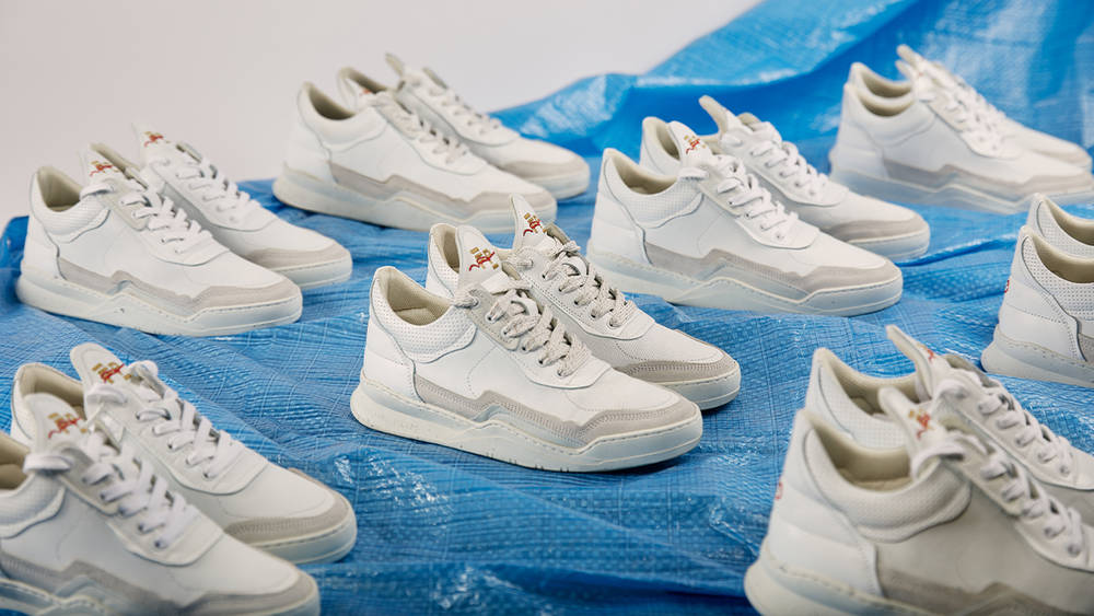 Image via Footshop Footshop x Filling Pieces Low Top Ghost