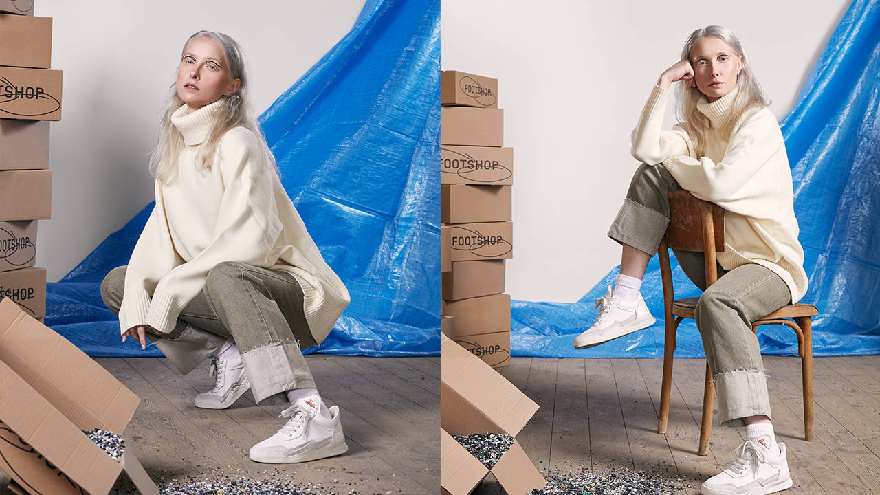 Footshop x Filling Pieces Low Top Ghost