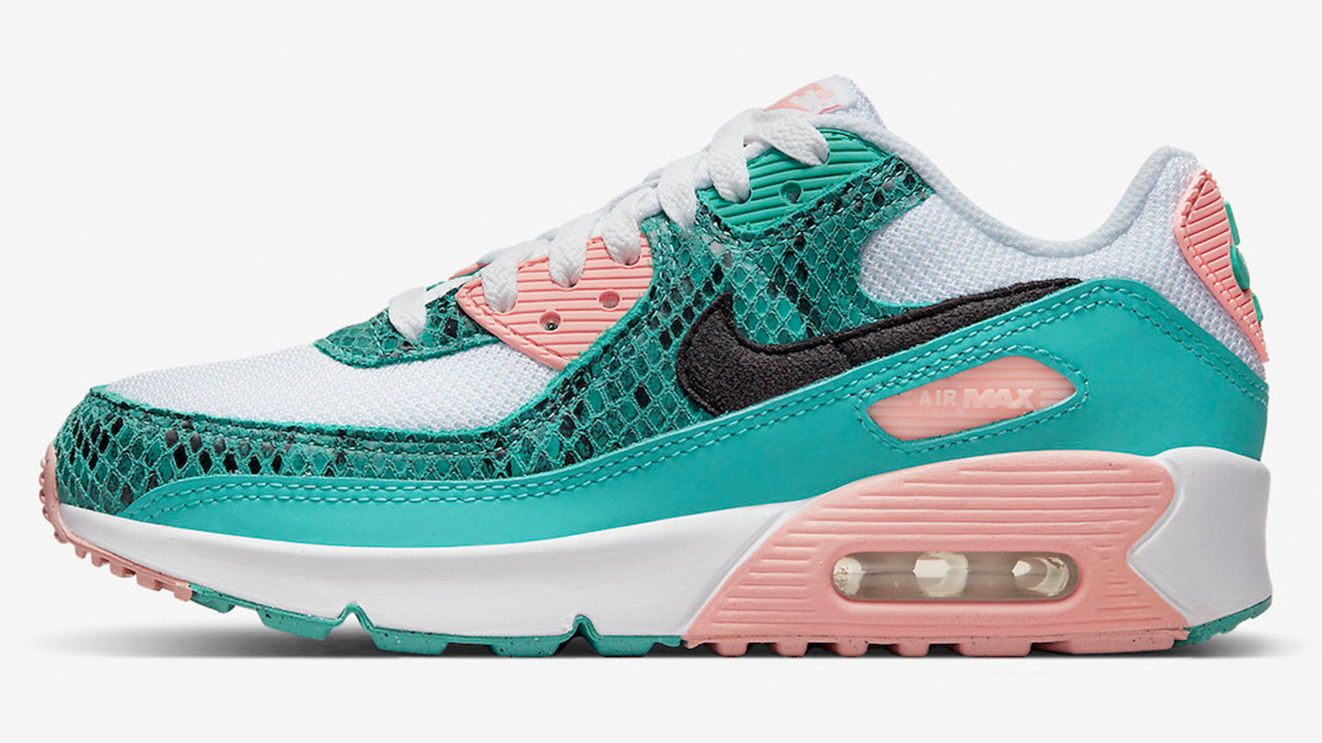 Nike Air Max 90 GS Green Snakeskin