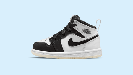 The Jordan 1 Mid TD "Diamond" is the Perfect Monochrome Kick for Your Little One The Jordan 1 Mid TD "Diamond" is the Perfect Monochrome Kick for Your Little One