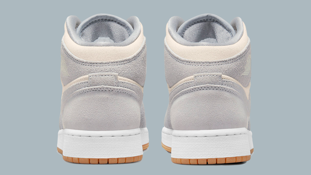 Air Jordan 1 Mid GS Cream Grey Air Jordan 1 Mid GS Cream Grey