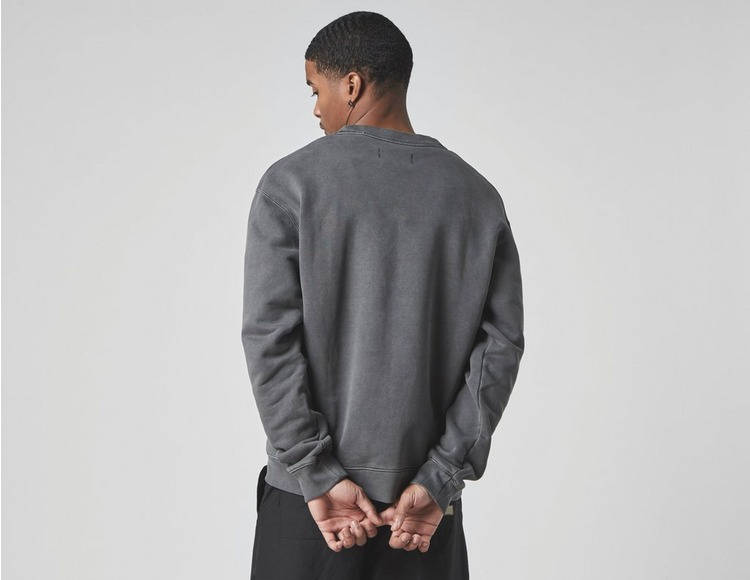 Jordan Flight Heritage 85 Crew Sweatshirt Grey Back
