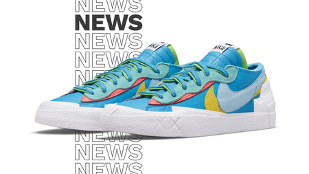 The KAWS x sacai x Nike Blazer Low "Blue" Is Officially Unveiled The KAWS x sacai x Nike Blazer Low "Blue" Is Officially Unveiled