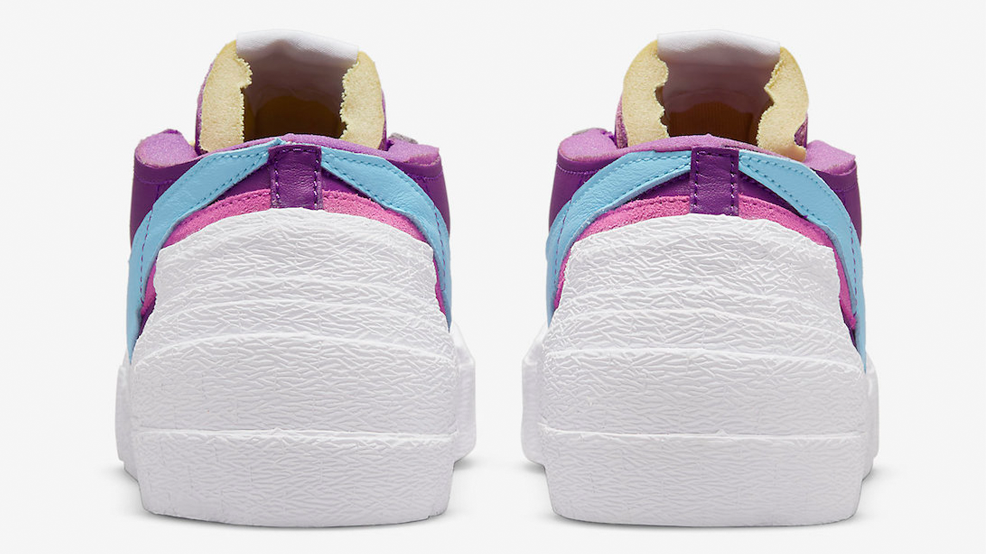 Kaws x Sacai x Nike Blazer Low Purple Multi
