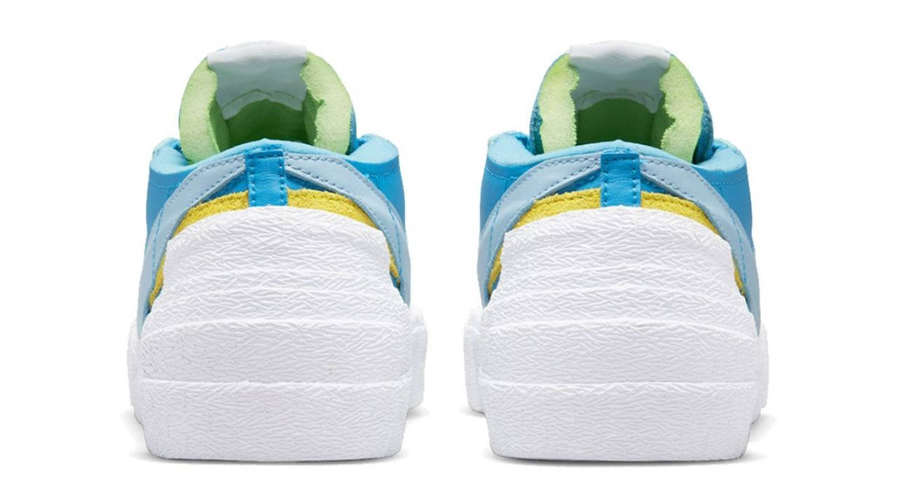 kaws x sacai x nike blazer low blue 4