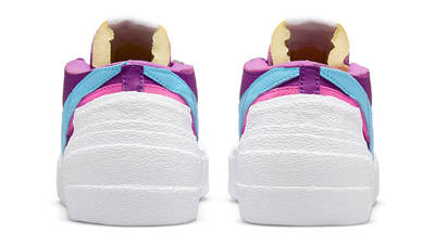KAWS x sacai x Nike Blazer Low Purple Multi Back