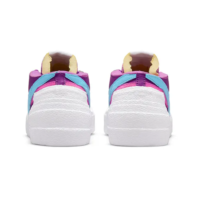 KAWS x sacai x Nike Blazer Low Purple Multi | Raffles & Where To