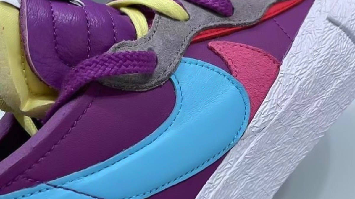 KAWS x sacai x Nike Blazer Low Purple Multi