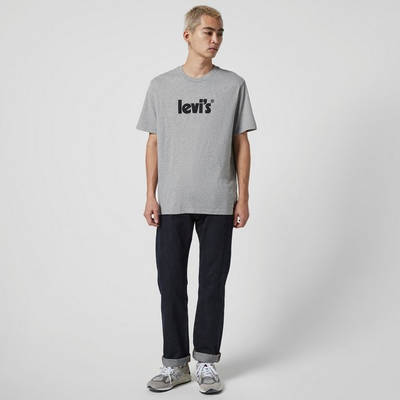 Levis Poster Logo T-Shirt Grey Full