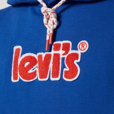 Levis RT Poster Hoodie Blue Detail