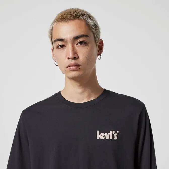 Levis RT Poster INTL T-Shirt Black Detail 2