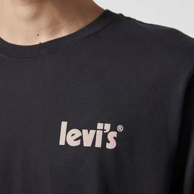 Levis RT Poster INTL T-Shirt Black Detail 3