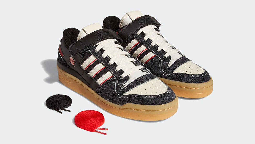 Midwest Kids x adidas Forum Low Black Gum GW0035 Side