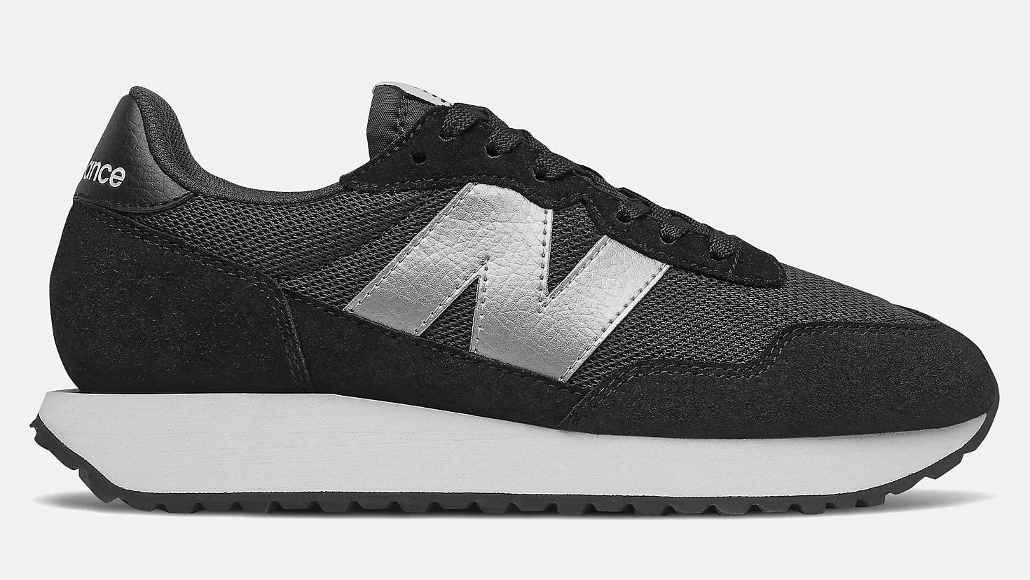 New Balance 237 Black Silver Metallic