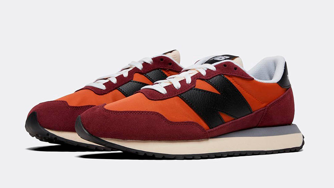 New Balance 237 Orange Navy Front