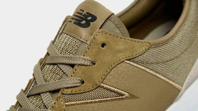 New Balance 327 Cordura Green Closeup