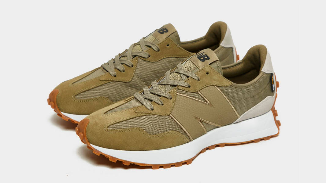New Balance 327 Cordura Green Front