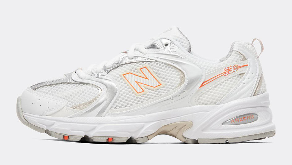 New Balance 530 White Orange