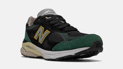 New Balance 990v3 Made in USA Black Green M990CP3 Side