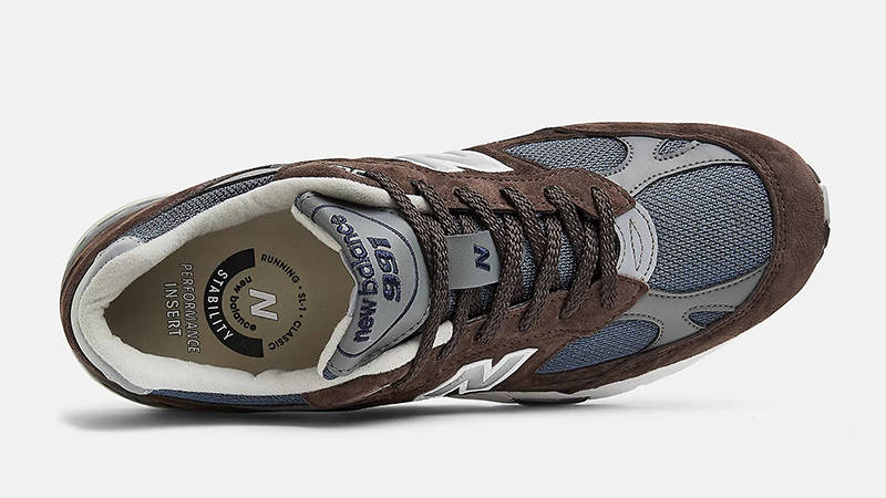 New Balance 991 Made in UK Brown Navy M991BNG Top