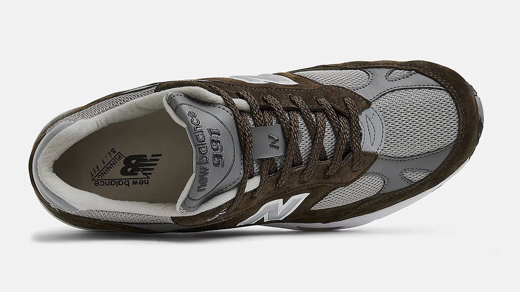 New Balance 991 Made in UK Dark Green Grey M991OLG Top