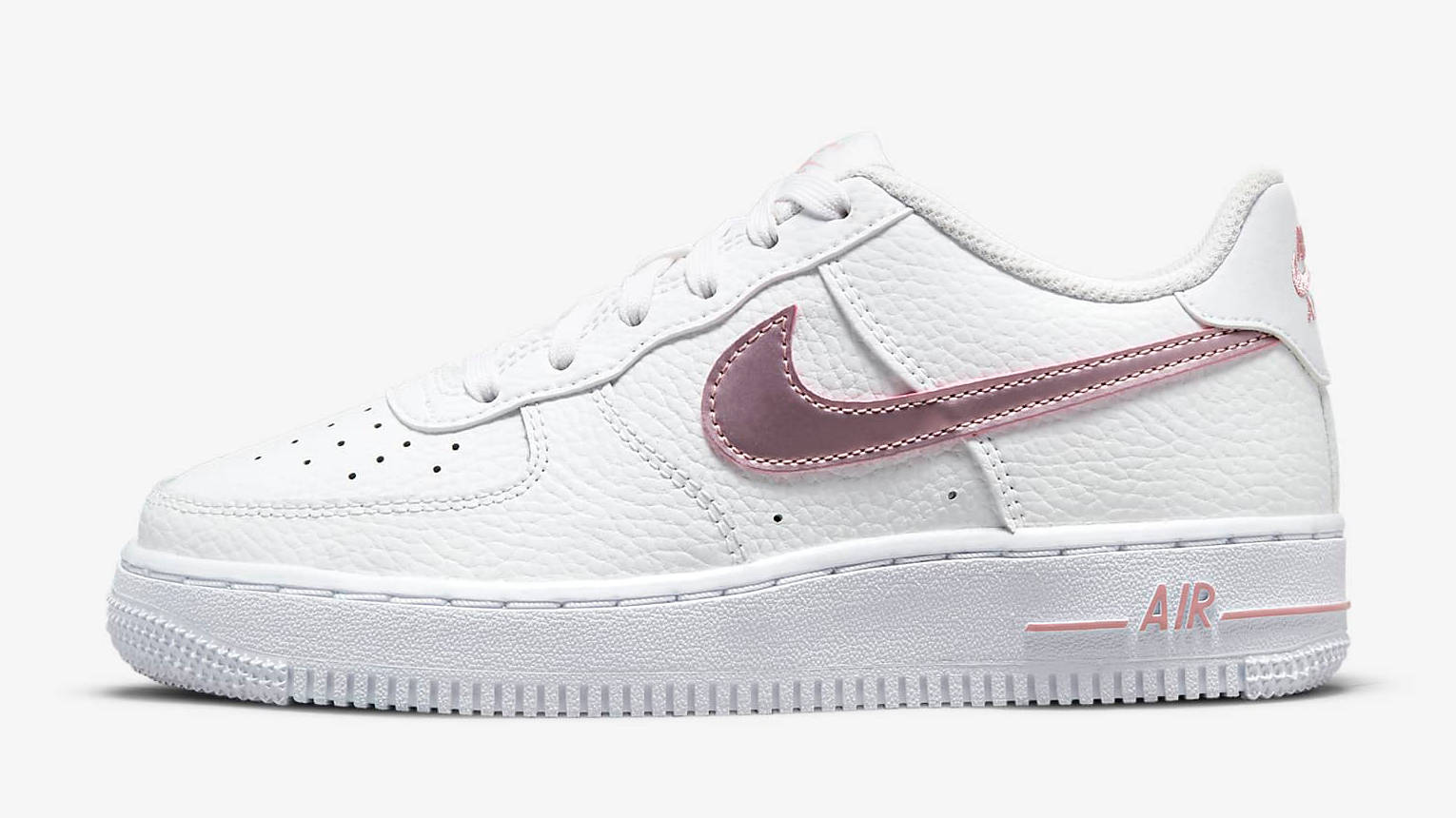 Nike Air Force 1 GS White Pink Glaze