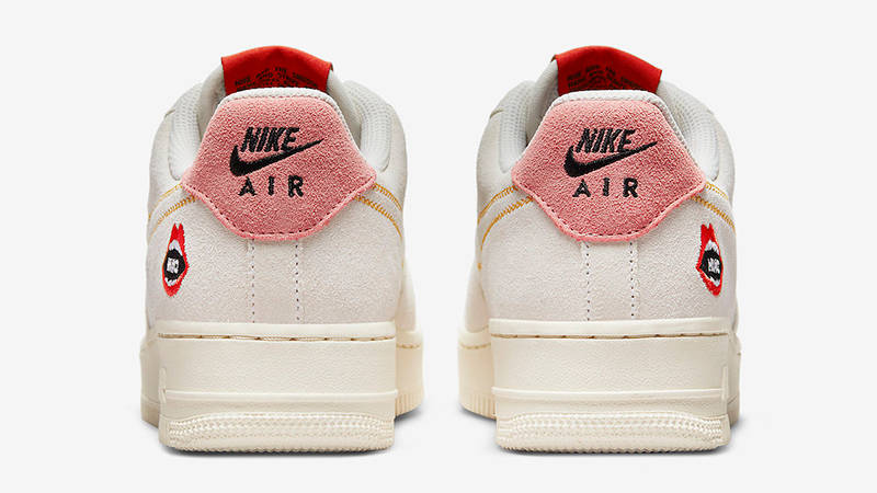 Nike Air Force 1 Low Peace Sail Crimson DQ7656-100 Back