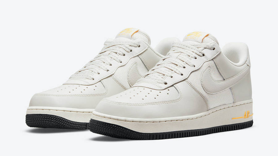 Nike Air Force 1 Low Reflective Light Bone Front