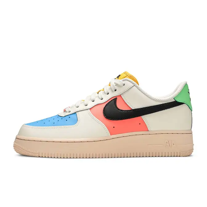 Multi coloured air outlet force