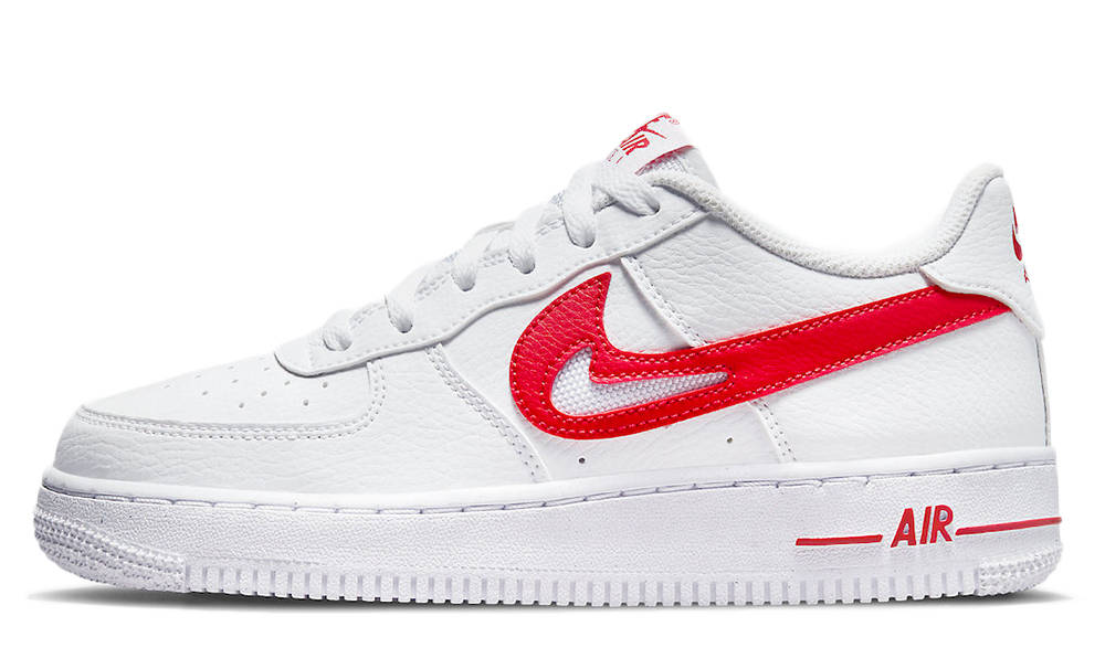 Nike Air Force 1 Low GS White Red