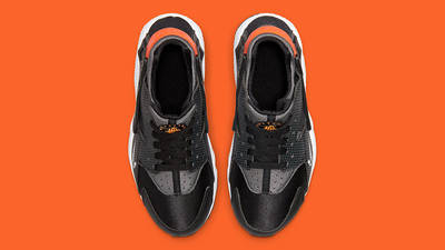 Nike Air Huarache Black Orange DR0173-001 middle