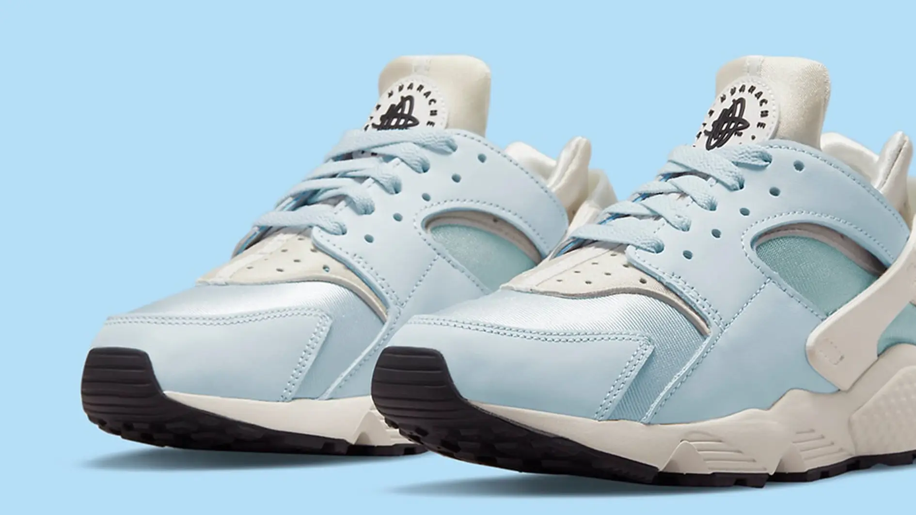 Icy Blue and White Hues Dress the Nike Air Huarache Blue Bone The Sole Supplier