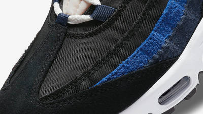 Nike Air Max 95 SE Running Club Black Blue DH2718-001 Detail