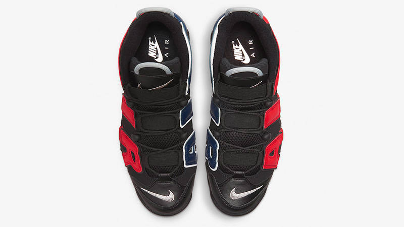 Air max uptempo black and outlet red