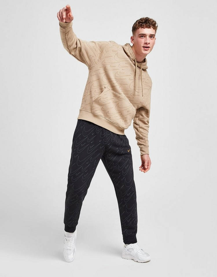 nike all over print swoosh hoodie