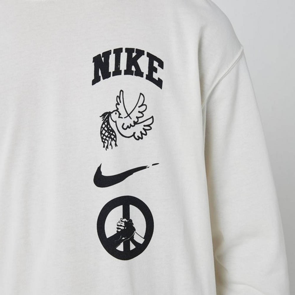 Nike Black Box Long Sleeve T-Shirt White Detail