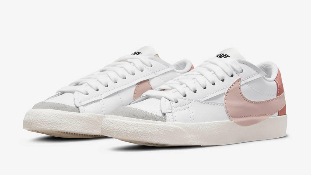 Nike Blazer Low Jumbo White Pink Front