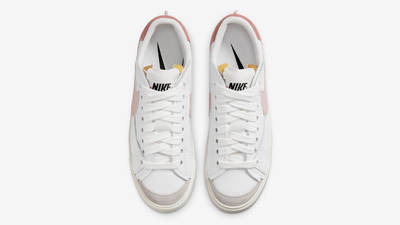 Nike Blazer Low Jumbo White Pink Middle
