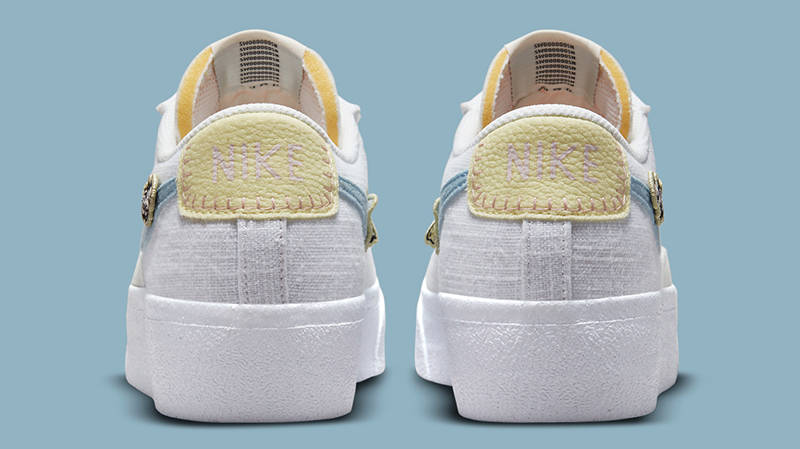 Nike Blazer Low Platform Air Sprung White Blue