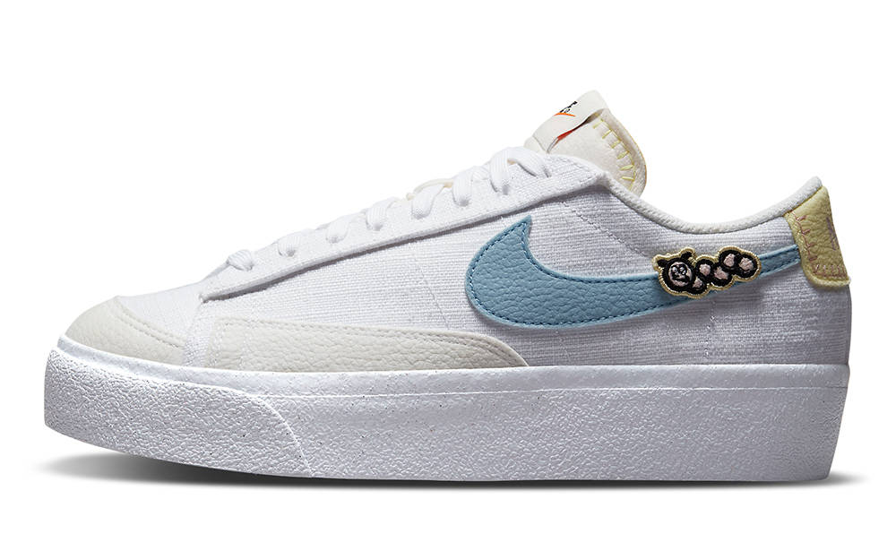 Nike Blazer Low Platform Air Sprung White Blue