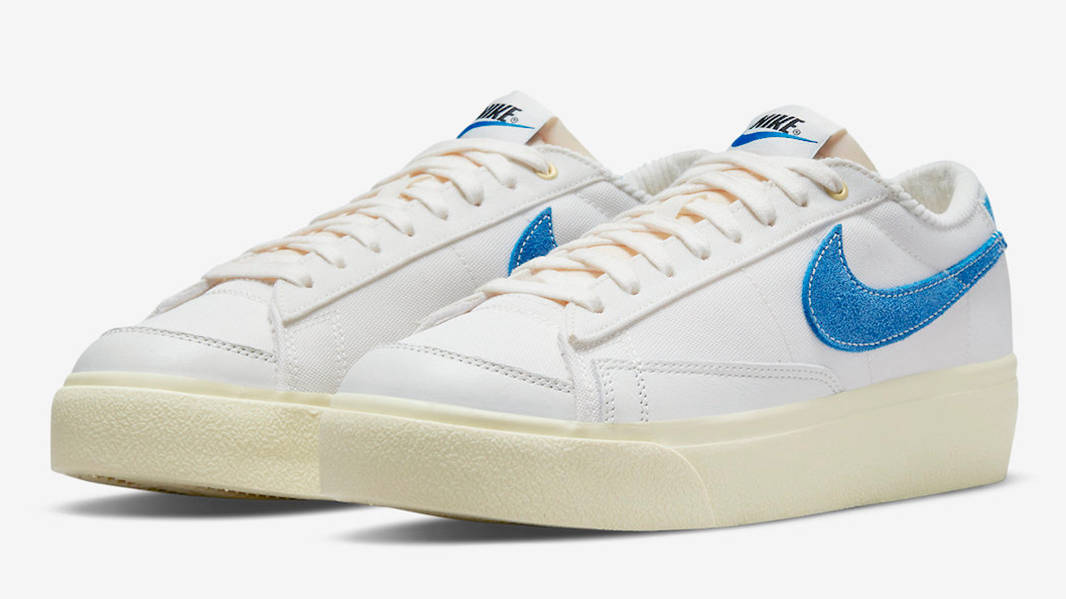 Nike Blazer Low Platform Sail Game Royal