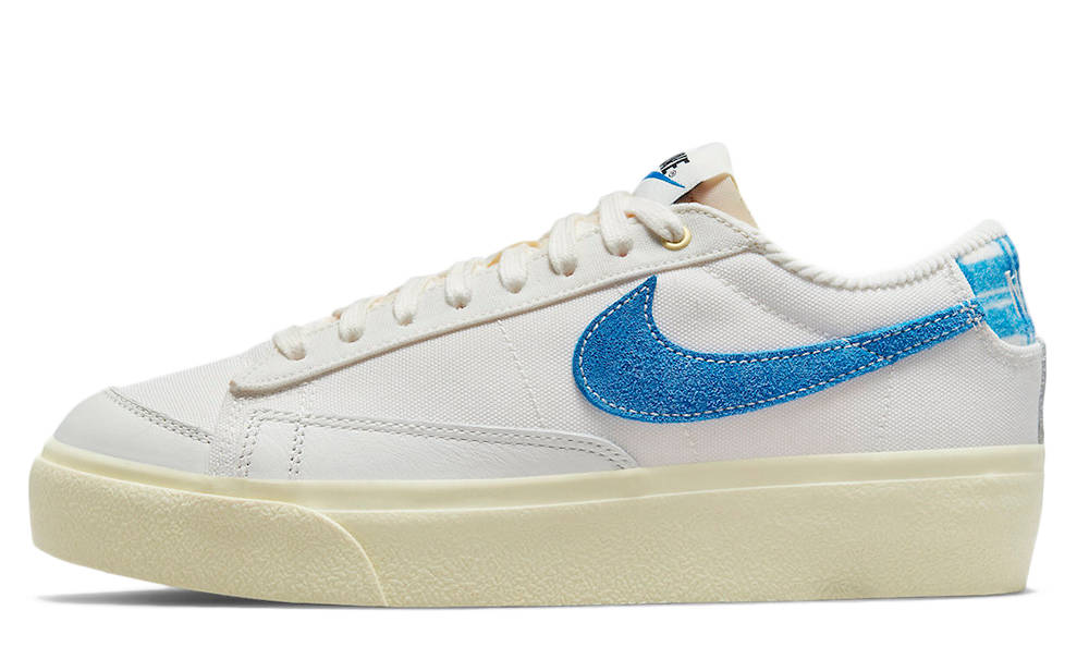 Nike Blazer Low Platform Sail Game Royal