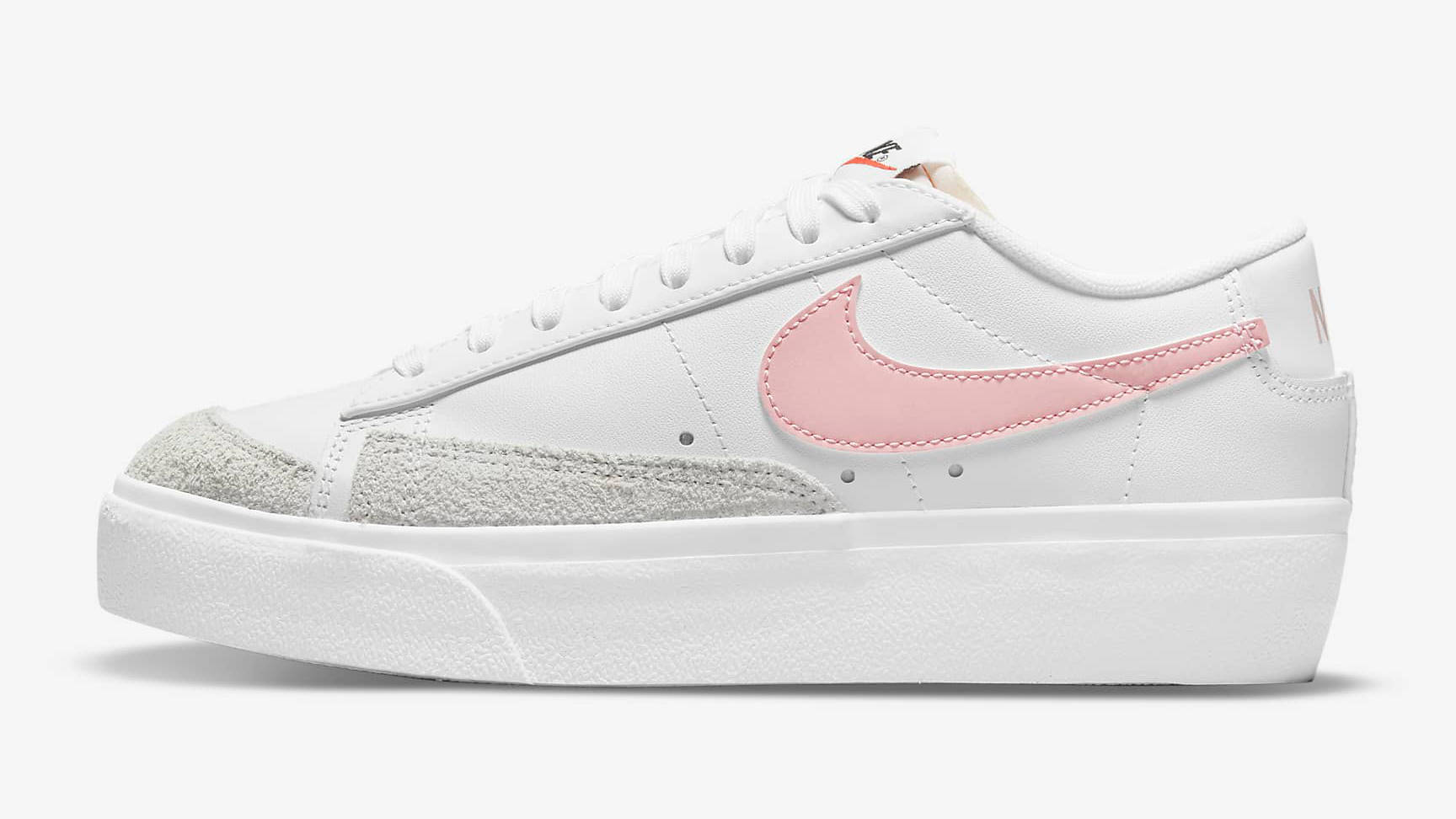 Nike Blazer Platform Low White Pink