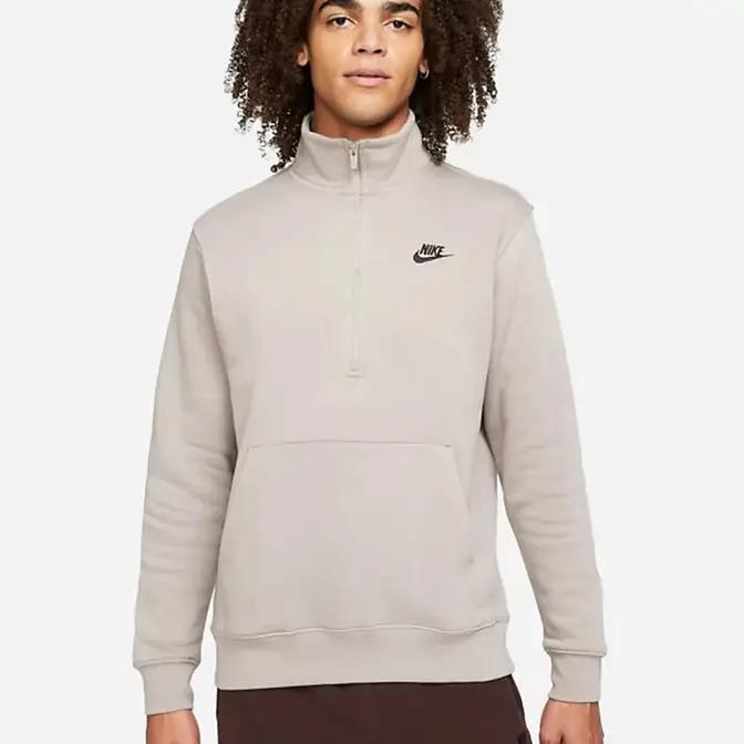 Nike Club Logo 1/4 Zip Sweatshirt | Where To Buy | The Sole Supplier