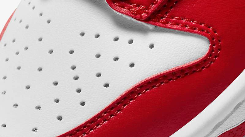 Nike Dunk High GS White University Red